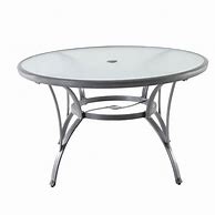 Image result for Hampton Bay Nantucket Round Metal Outdoor Patio Dining Table