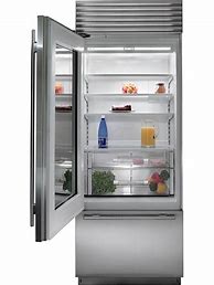 Image result for Door with Glass Front Refrigerator