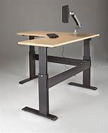 Image result for Large Standing or Sitting Desk Rounded End