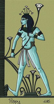 Image result for nile god egypt