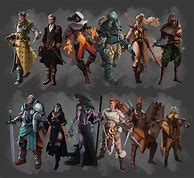 Image result for Types of Dungeons and Dragons Characters