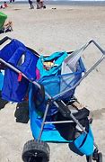 Image result for Rio Beach Deluxe Beach Caddy In Blue - Rio - Beach / Pool Accessories - Deluxe - Blue