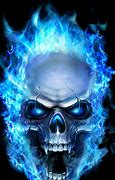 Image result for Cool Background Image Blue Flame Skulls
