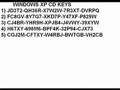 Image result for Windows XP CD Key