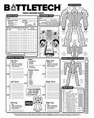 Image result for BattleTech Mech Record Sheets
