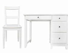 Image result for White Desk and Chair Set