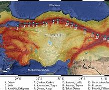 Image result for Map of Earthquake Area in Turkey