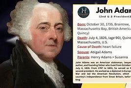 Image result for John Adams Information for Kids Printable