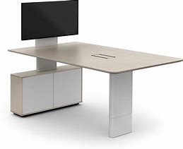 Image result for White Corner L-shaped Desk