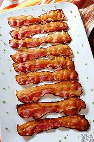 Image result for Baked Bacon Strips
