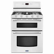 Image result for White Double Oven Gas Range