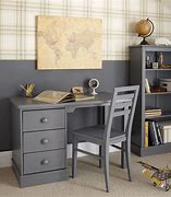 Image result for Dark-Gray Desk