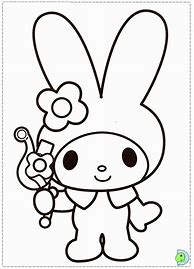 Image result for Hello My Melody Coloring Page