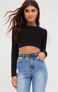 Image result for Adidas Crop Top with Long Sleeves No Model