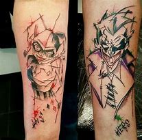 Image result for Joker and Harley Tattoo