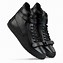 Image result for Black High Top Sneakers Women Leather