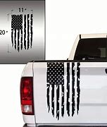 Image result for Black American Flag Truck Decals