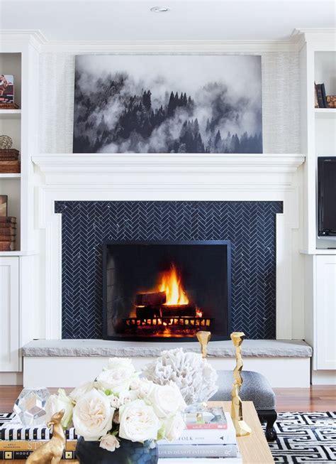 11 Cozy Fireplace Tile Surround Ideas   Hunker