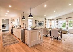 Image result for Open-Concept Kitchen Family Room