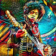 Image result for Jimi Hendrix Psychadelic Art
