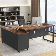 Image result for Industrial Executive Office Desk