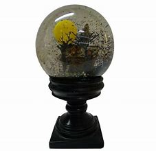 Image result for Haunted House Snow Globe