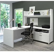 Image result for Executive L-shaped Office Desk