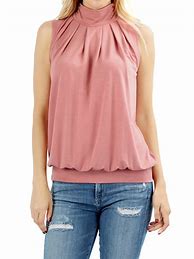 Image result for Pink Sleeveless Tops for Women