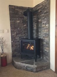 Image result for Wood Stove Hearth Ideas