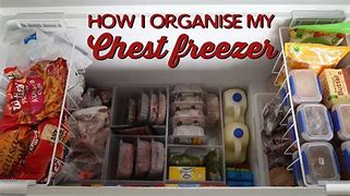 Image result for How to Organize a Deep Freezer