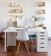Image result for Small White Office Desk