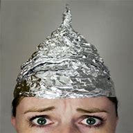 Image result for Woman with Tin Foil Hat