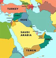 Image result for Map of Western Asia
