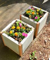 Image result for Make Patio Pavers Planters