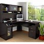 Image result for White Corner Computer Desk with Shelf