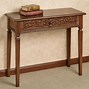 Image result for Cacia Carved Console Table Regal Walnut , Regal Walnut