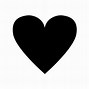 Image result for Small Black Heart Clip Art