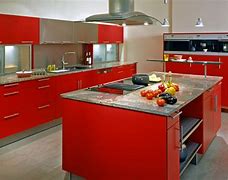 Image result for Black Stainless Steel Appliances with Light Cabinets