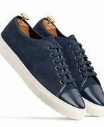 Image result for Men's Black Low Top Leather Sneakers