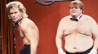 Image result for Chris Farley Tight Shirt