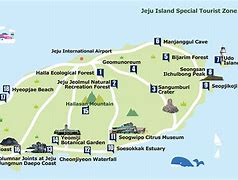 Image result for Jeju Island Tourist Map