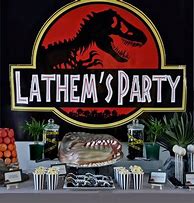 Image result for Jurassic Park Themed Birthday Party