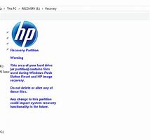 Image result for Recovery File HP