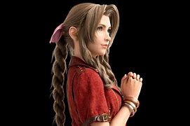 Image result for Aerith FF7 Rebirth Ponytail
