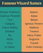 Image result for Good Wizard Names