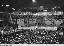 Image result for Joseph Goebbels Sportpalastrede