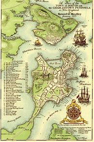 Image result for Boston Historical Map
