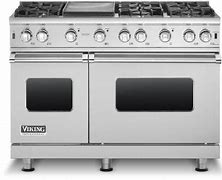 Image result for VGCC5486GSS 48" Professional 5 Series Stainless Steel Natural Gas Range With 6 Sealed Burners Varisimmer Setting 4.0 Cu. Ft. Convection Oven 2.1 Cu. Ft. Bake