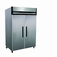 Image result for Black Stainless Steel Double Drawer Refrigerator
