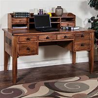 Image result for wooden writing table with drawers